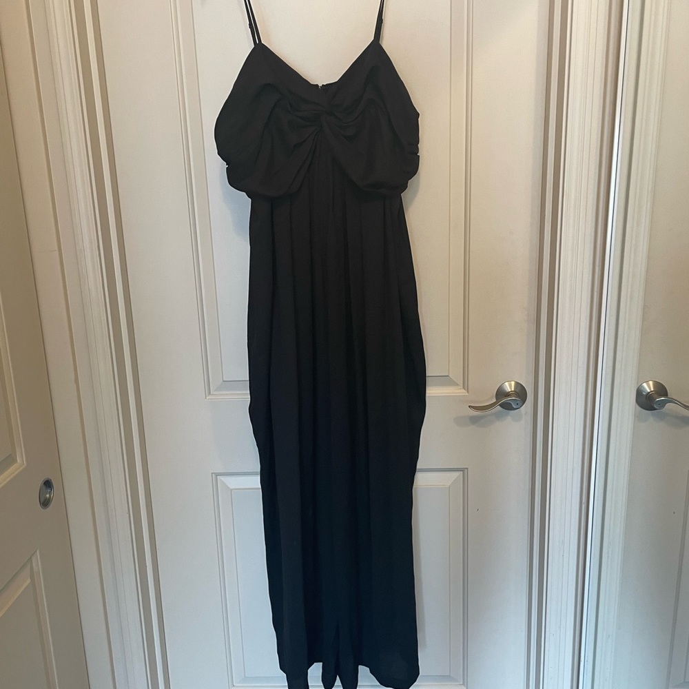 Black Wide Leg Express Jumpsuit